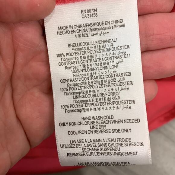 Max & Cleo Strapless Pink Mesh Cutout Mini Dress - Picture 8 of 12